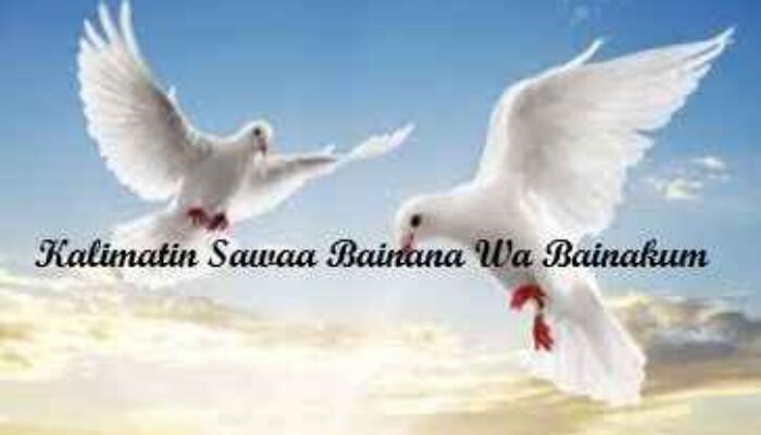 Kalimat yang Sama antara Kami dan Kamu