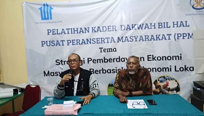 Faqih Suhada dalam Pelatihan Kader Dakwah Bil Hal PPM,