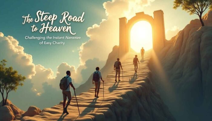 Jalan Terjal Menuju Surga: Menggugat Narasi Instan tentang Amal Ringan