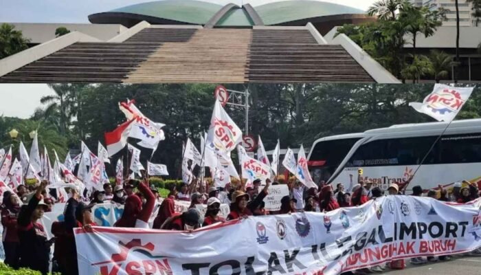 Demo Buruh 28 Agustus Ricuh: Tuntut Hapus Outsourcing, Naikkan Upah, dan Reformasi Politik