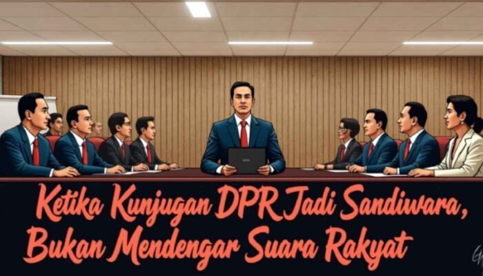 Ketika Kunjungan DPR Jadi Sandiwara, Bukan Mendengar Suara Rakyat