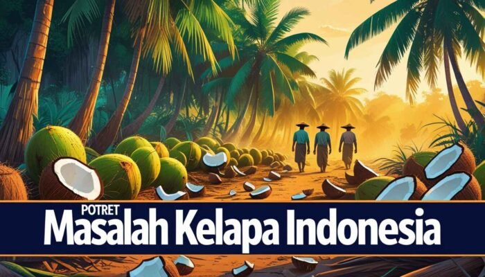 Kebun Tua, Air Kelapa Terbuang, Nilai Tambah Hilang: Potret Masalah Kelapa Indonesia