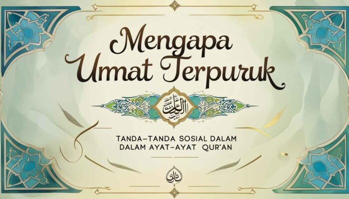 Mengapa Umat Terpuruk? Tanda-Tanda Sosial dalam Ayat-Ayat Qur’an