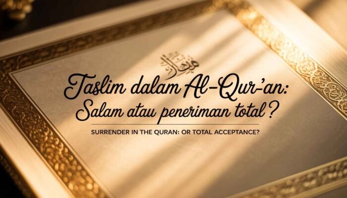 Taslīm dalam Al-Qur’an: Salam atau Penerimaan Total?