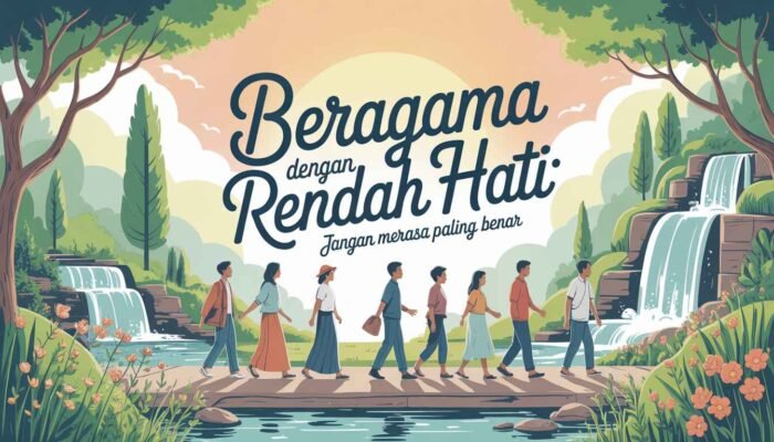 Beragama dengan Rendah Hati: Jangan Merasa Paling Benar