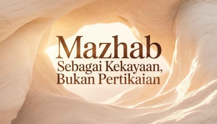 Mazhab sebagai Kekayaan, Bukan Pertikaian