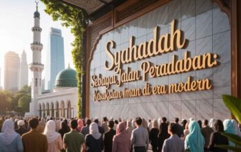 Syahadah sebagai Jalan Peradaban: Kesaksian Iman di Era Modern