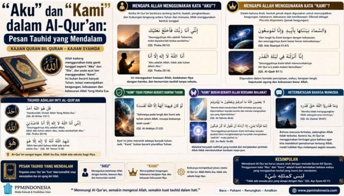 Aku” dan “Kami” dalam Al-Qur’an: Pesan Tauhid yang Mendalam
