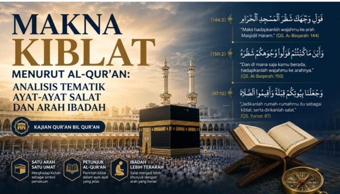 Makna Kiblat Menurut Al-Qur’an: Analisis Tematik Ayat-Ayat Salat dan Arah Ibadah