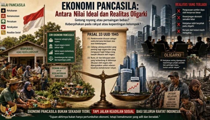 Ekonomi Pancasila: Antara Nilai Ideal dan Realitas Oligarki