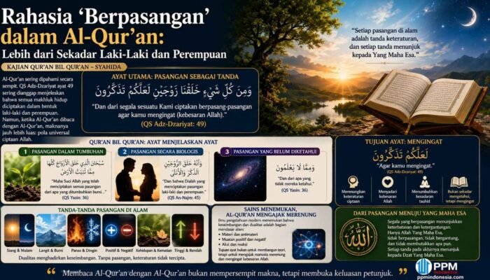 Rahasia ‘Berpasangan’ dalam Al-Qur’an: Lebih dari Sekadar Laki-Laki dan Perempuan