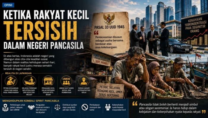 Ketika Rakyat Kecil Tersisih dalam Negeri Pancasila