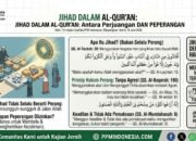 JIHAD DALAM AL-QUR’AN: ANTARA PERJUANGAN DAN PEPERANGAN