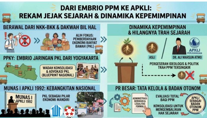 Dari Embrio PPM ke APKLI: Rekam Jejak Sejarah dan Dinamika Kepemimpinan