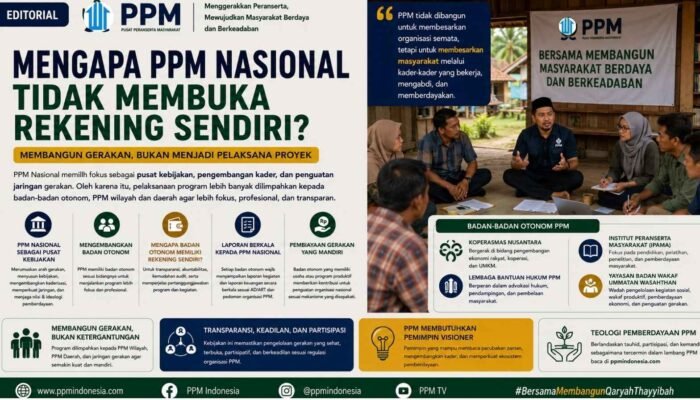 Mengapa PPM Nasional Tidak Membuka Rekening Sendiri?