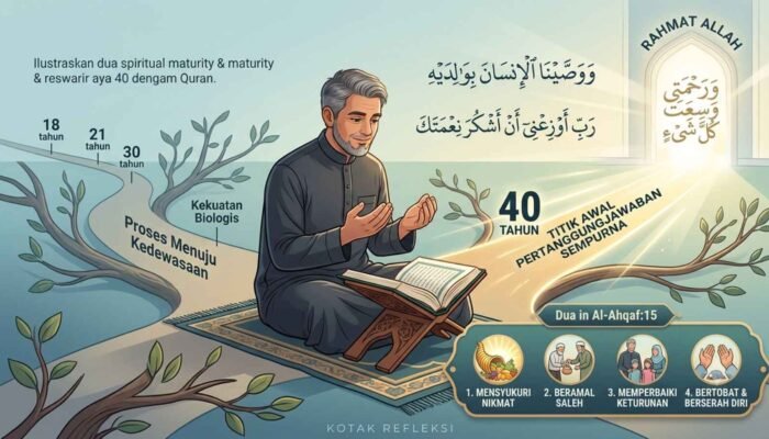 Usia 40 Tahun: Titik Awal Pertanggungjawaban Menurut Al-Qur’an