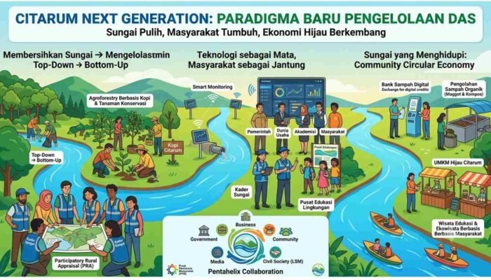 Citarum Tidak Cukup Dibersihkan, Saatnya Dikelola dengan Paradigma Baru