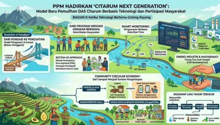 PPM Hadirkan “CITARUM NEXT GENERATION”: Model Baru Pemulihan DAS Citarum Berbasis Teknologi dan Partisipasi Masyarakat (II)