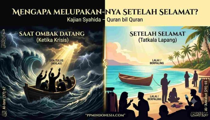 Mengapa Allah Menolong Saat Krisis, Namun Kita Melupakan-Nya Setelah Selamat?
