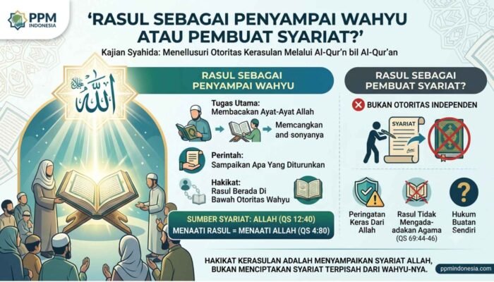 RASUL SEBAGAI PENYAMPAI WAHYU ATAU PEMBUAT SYARIAT?