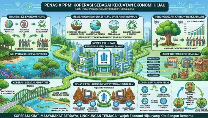 PENAS X PPM: Koperasi Sebagai Kekuatan Ekonomi Hijau