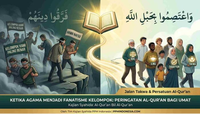 Ketika Agama Menjadi Fanatisme Kelompok: Peringatan Al-Qur’an bagi Umat