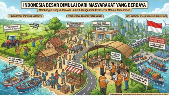 Indonesia Besar Dimulai dari Masyarakat yang Berdaya