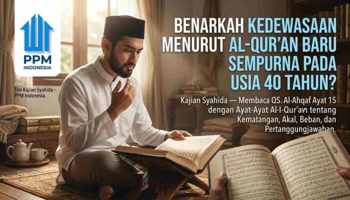 Benarkah Kedewasaan Menurut Al-Qur’an Baru Sempurna pada Usia 40 Tahun?