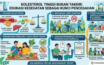 Kolesterol Tinggi Bukan Takdir: Edukasi Kesehatan sebagai Kunci Pencegahan