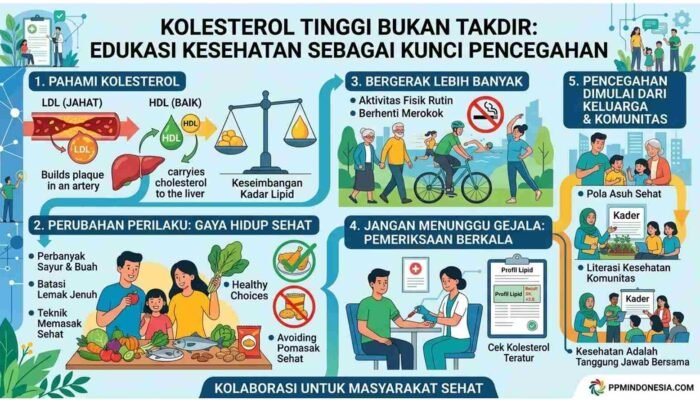 Kolesterol Tinggi Bukan Takdir: Edukasi Kesehatan sebagai Kunci Pencegahan