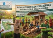 Masyarakat Bukan Objek Pembangunan
