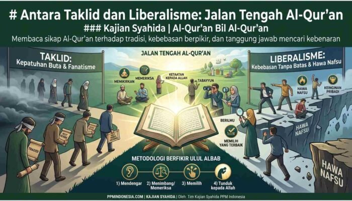 Antara Taklid dan Liberalisme: Jalan Tengah Al-Qur’an