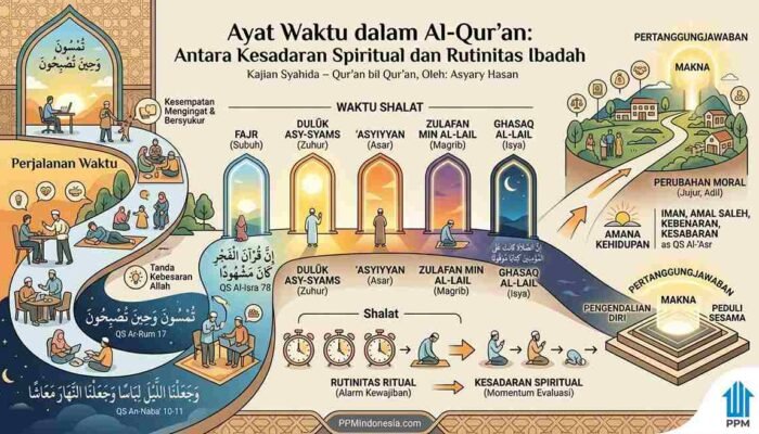 Ayat Waktu dalam Al-Qur’an: Antara Kesadaran Spiritual dan Rutinitas Ibadah