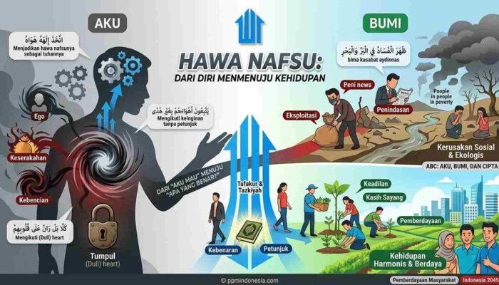 Hawa Nafsu: Ketika Manusia Menjadikan Dirinya Sendiri Sebagai Tuhan