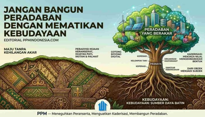 JANGAN BANGUN PERADABAN DENGAN MEMATIKAN KEBUDAYAAN