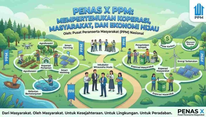 PENAS X PPM: MEMPERTEMUKAN KOPERASI, MASYARAKAT, DAN EKONOMI HIJAU