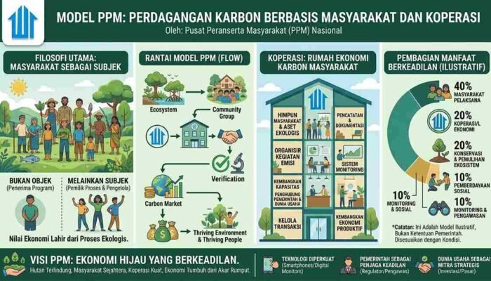 MODEL PPM: PERDAGANGAN KARBON BERBASIS MASYARAKAT DAN KOPERASI