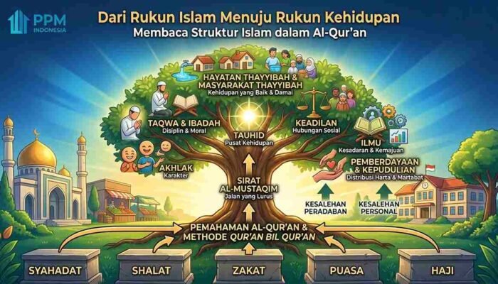 Dari Rukun Islam Menuju Rukun Kehidupan: Membaca Struktur Islam dalam Al-Qur’an