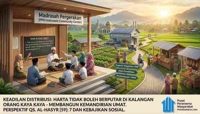 Harta Tidak Boleh Berputar di Kalangan Orang Kaya: Membaca Pesan QS. Al-Hasyr Ayat 7